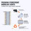 Luminaire flottant d'extérieur enfichable 3 po