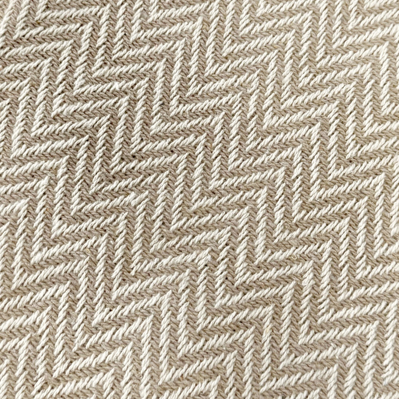 Audley Chevron Herringbone Throw Blanket, 125 cm x 150 cm, Mustard