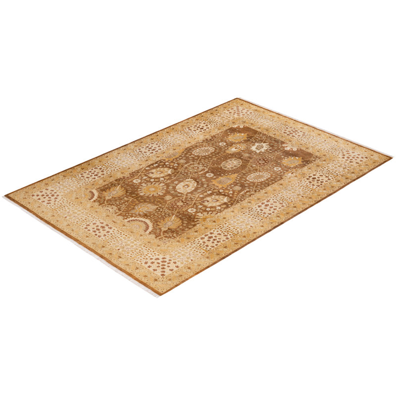 Classic One-of-a-Kind 6' 2" X 9' 2" Hand Knotted Area Rug