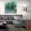  «Emerald Constellation» par Danhui Nai, art mural en verre acrylique, 36 po x 36 po