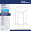 Cabine de douche à pivot néo-angle 40 "x 74,75" DreamLine Prism-29344076-29344082