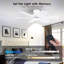 Ventilateur de plafond 46 po à 6 pales avec ensemble d'éclairage et télécommande-907771957-907771959