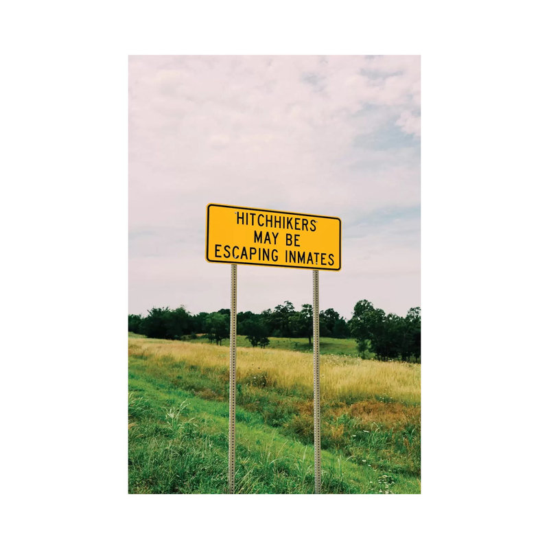 Hitchhikers 1 Piece Wall Art on Canvas, 30.48cm H x 20.32cm W x 1.91cm D, Wrapped Canvas