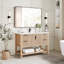 Meuble-lavabo simple 48 po avec plateau en pierre composite Chace-351615375