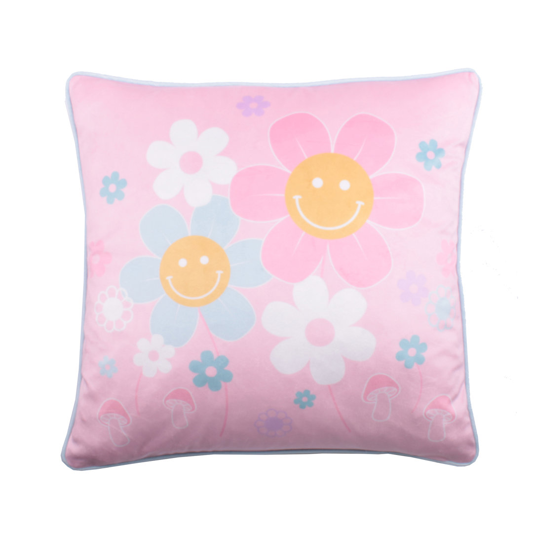 Floral Square Scatter Cushion Cover