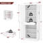 Armoire de salle de bain 71 po avec 1 tiroir central et armoire de rangement en bois avec 4 portes-279405152