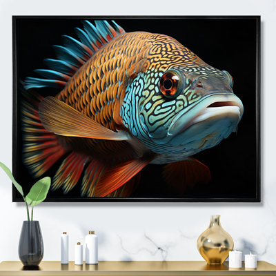 Fish Portrait Photo - Fish Canvas Wall Art