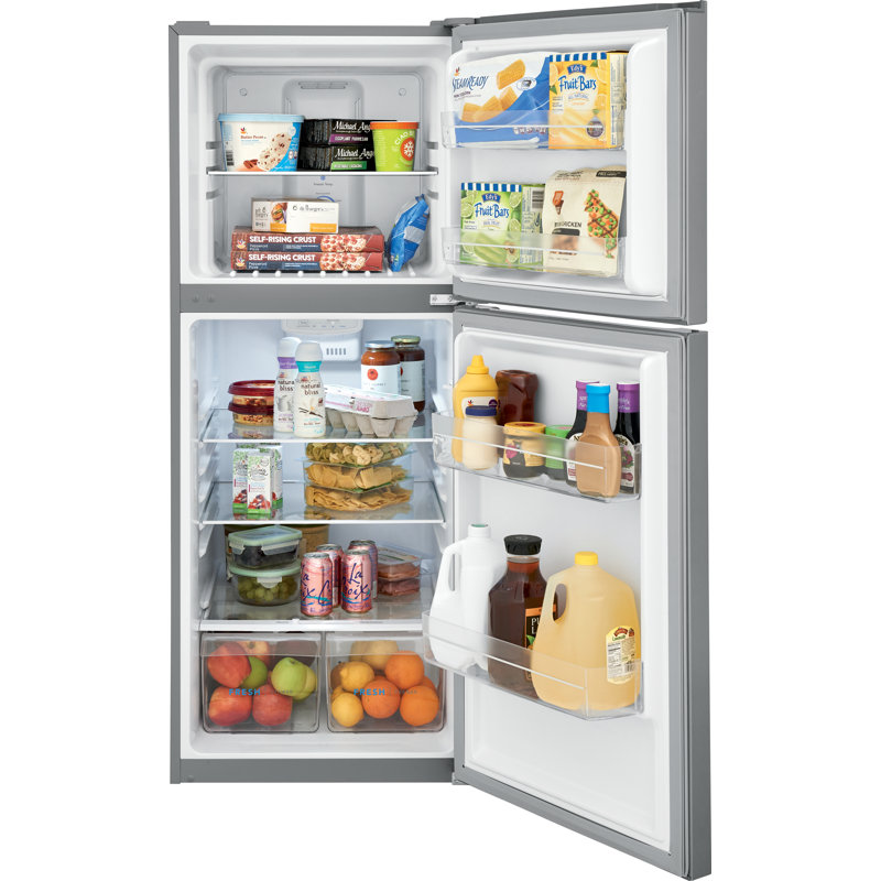 Réfrigérateur de 10 po avec congélateur dans le garage Frigidaire Series, Acier Inoxydable