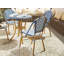 Gesine Stacking Patio Dining Side Chair with Cushion