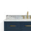 Ensemble de meuble-lavabo mural simple 49 po Ceinture-2036903092-2036903093