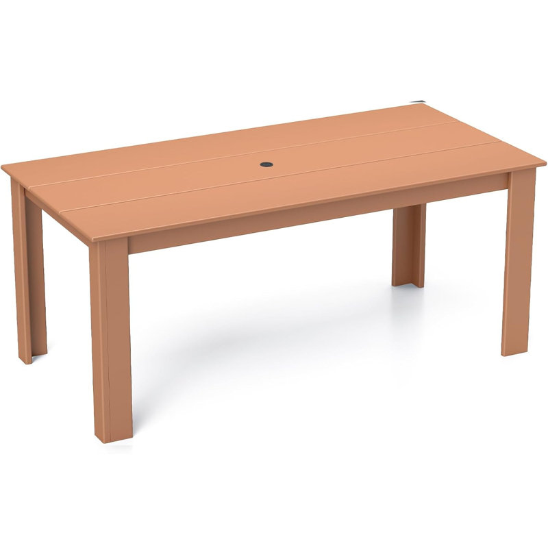 5-Piece HDPE Patio-Dining-Set, Teak