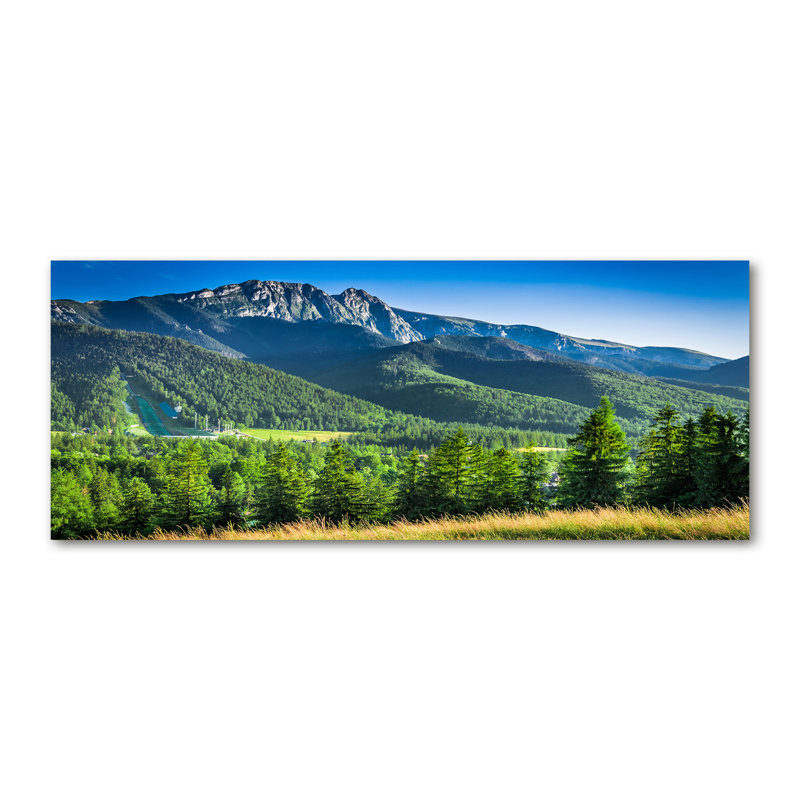 Ski Jump In The Tatras - No Frame Print on Canvas