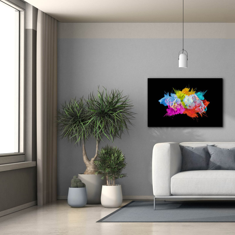 'Explode' by Epic Portfolio, Canvas Wall Art, 26" H x 40" W x 1.5" D