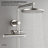 FORNO ACQUA AcquaFALL Shower, Brushed Nickel Finish, Overhead Rainfall Shower, Handheld Shower Head, Body Jets, 2.5 GPM Flow Rate-116472636