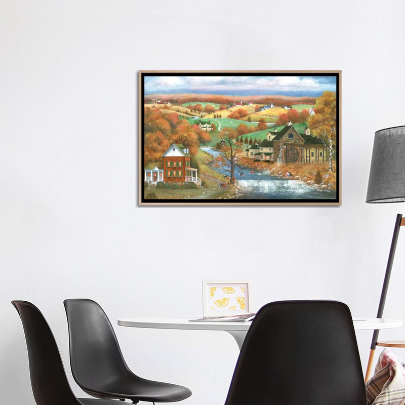 «Lucky Kids», reproduction d'art sur toile encadrée, 40" x 26", Framed Canvas, Beige