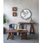 Miroir rond de style industriel D31,5 x 0,5 po Theodor