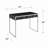 42" Silver Wood Sled With Two Drawers