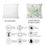 Bouquet d'eucalyptus vert sur fond blanc - imprimé traditionnel-811974742