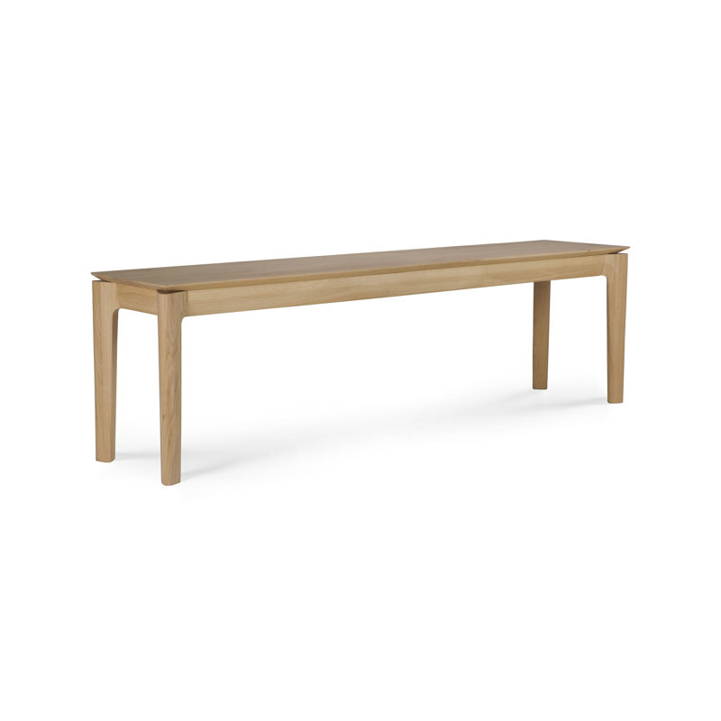 Bok Solid Wood Dining Bench, 18.1" H x 65.3" W x 13.8" D, Natural