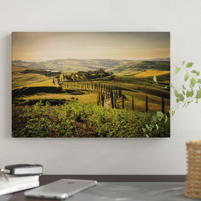 Toscana asciano, impression sur toile