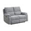 Tation Chenille Electric 2 Seater Reclining Sofa-124301322