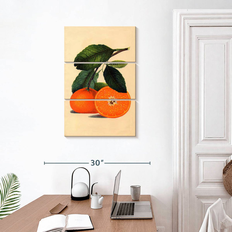 Yarlin Satsuma orange 1887, H 32 po x l 20 po
