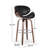 30" Mid-Century Modern Upholstered Swivel Barstool-404457926