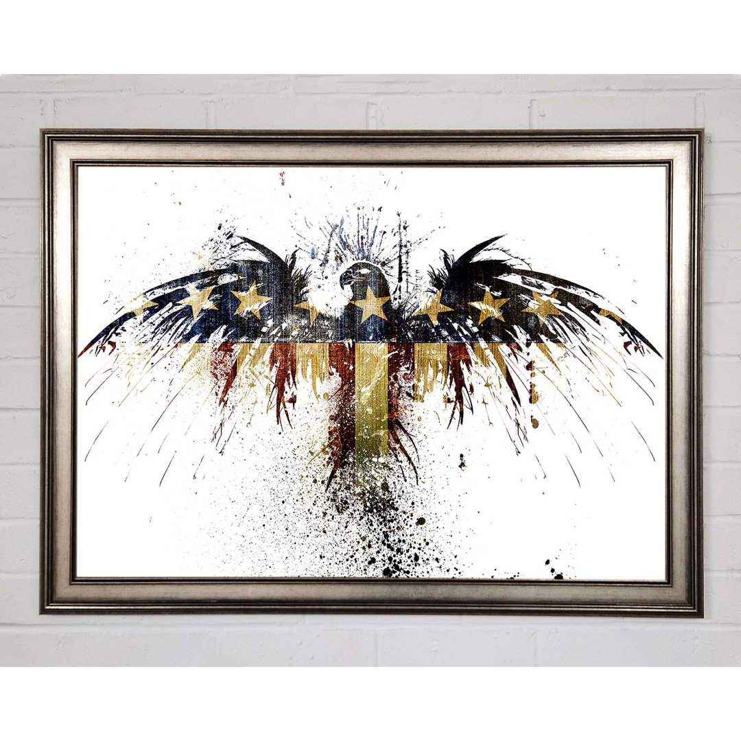 Gerahmtes Leinwandbild American Eagle 2