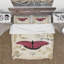 Red Farmhouse Butterfly - Ensemble de housse de couette Farmhouse - Microfibre de polyester-138868039
