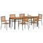 7 Piece Garden Dining Set Acacia-153793263