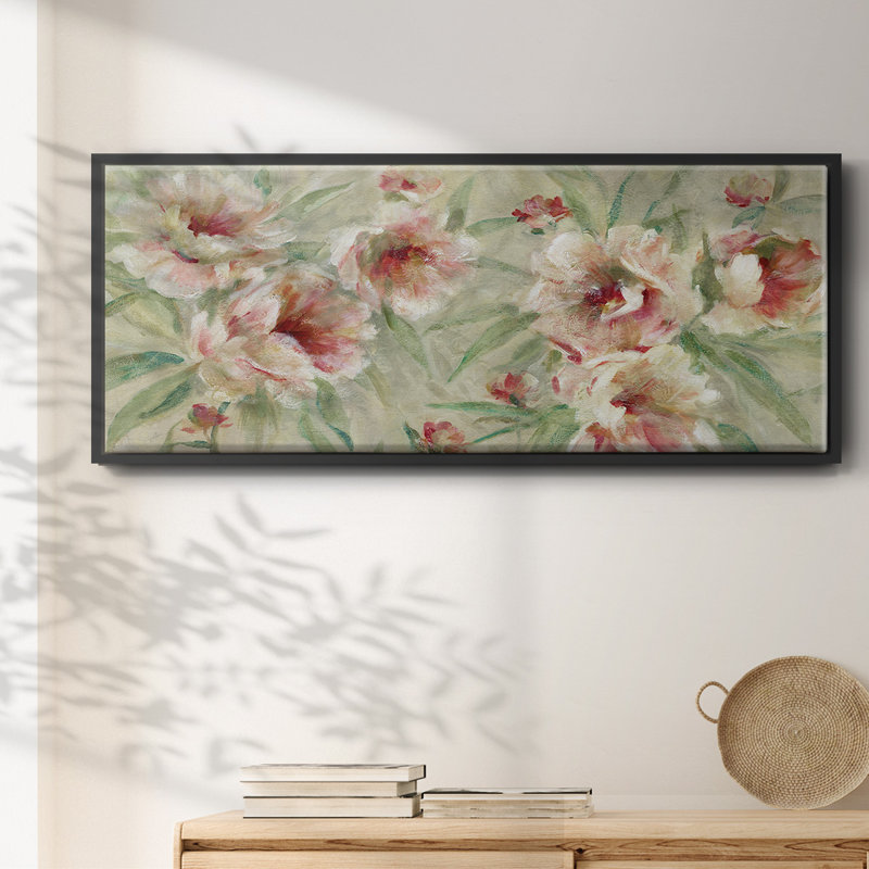 Pivoine plaisir - toile encadrée