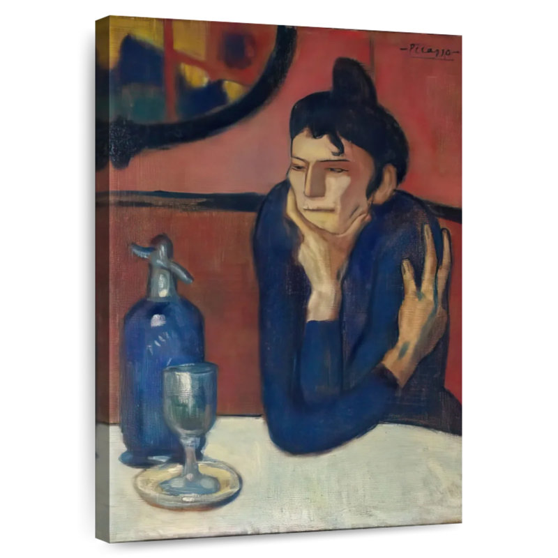 Leisha The Absinthe Drinker, 24" H x 16" W