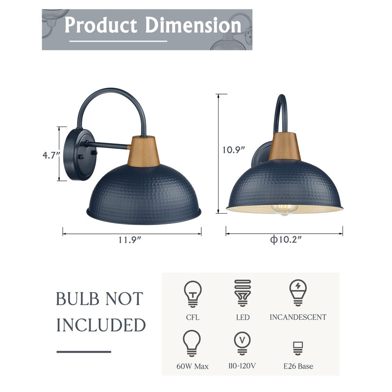 Delon Wall Light, Blue