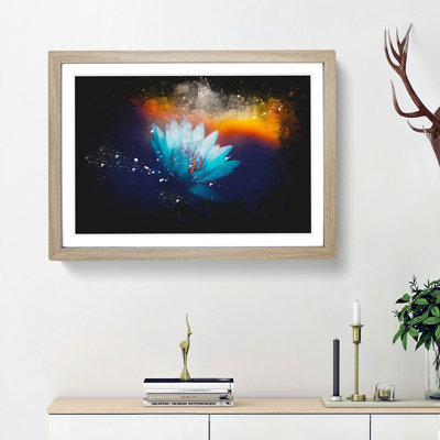 Lotus Flower - Picture Frame Graphic Art Print