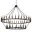 Lustre à intensité variable 54 lumières Cooprider
