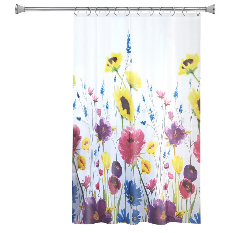 Rideau de douche simple en tissu Kalson