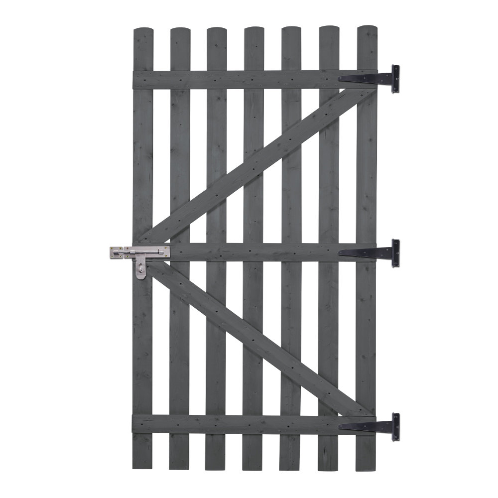 Caskey Garden Wood Fence Gate with Latch
