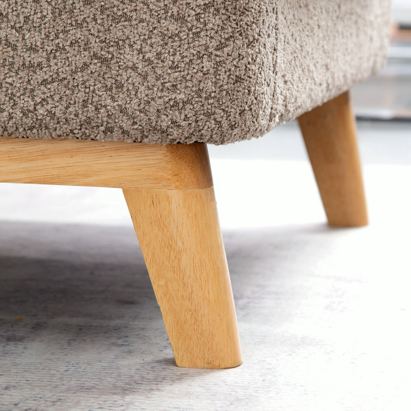Fauteuil de 31 po de large Joele, Laine brune
