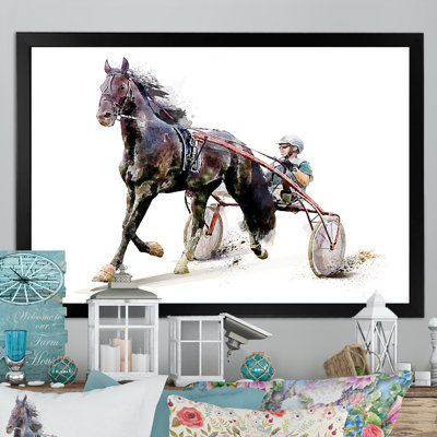 " Horse Race Competition Derby Trotter III "