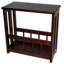 Wood Free Standing Magazine Rack