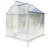 6.3'*6.2'*7'  Polycarbonate Greenhouse, Heavy Duty Outdoor Aluminum Walk-In Green House Kit With Rain Gutter, Vent And Door For Backyard Garden, Color Aluminium-126196584-126196583
