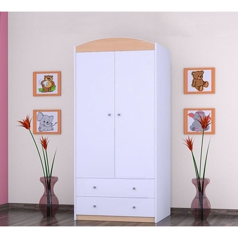 Drubin 2 Door Wardrobe, Beige