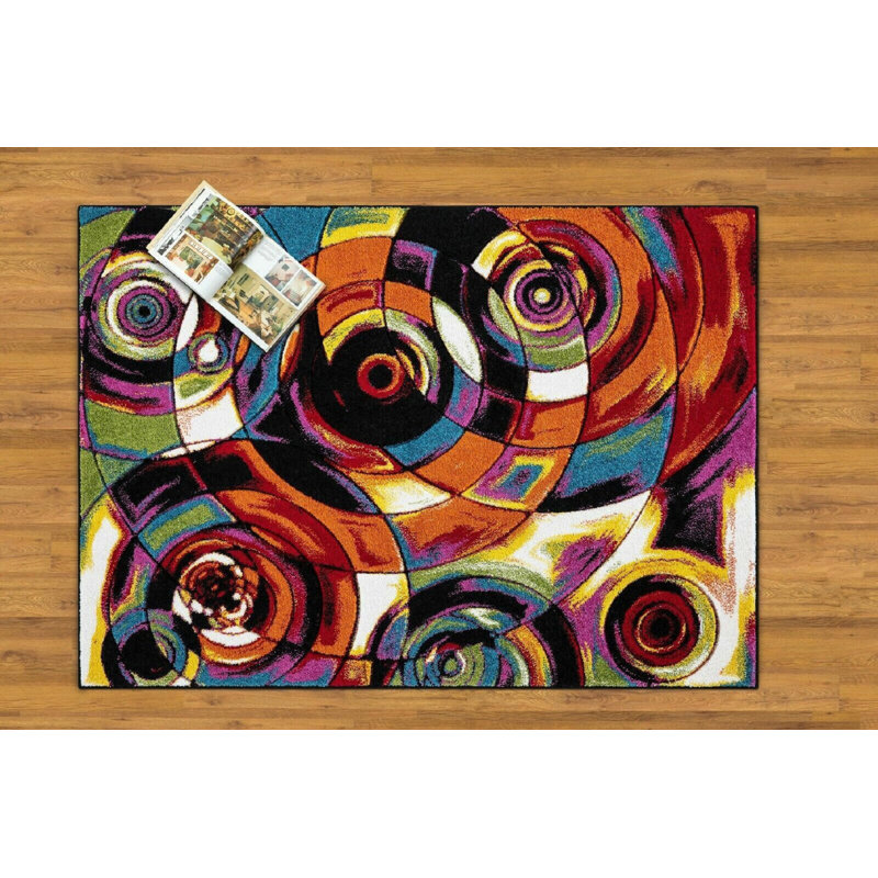 Leombruno Abstract Indoor / Outdoor Area Rug, Rectangle 160 x 230cm