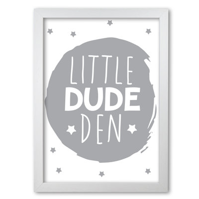 Little Dude Den Circle - Print