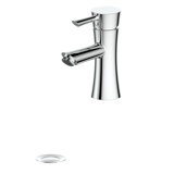 Donner Single Hole Bathroom Faucet with Drain Assembly