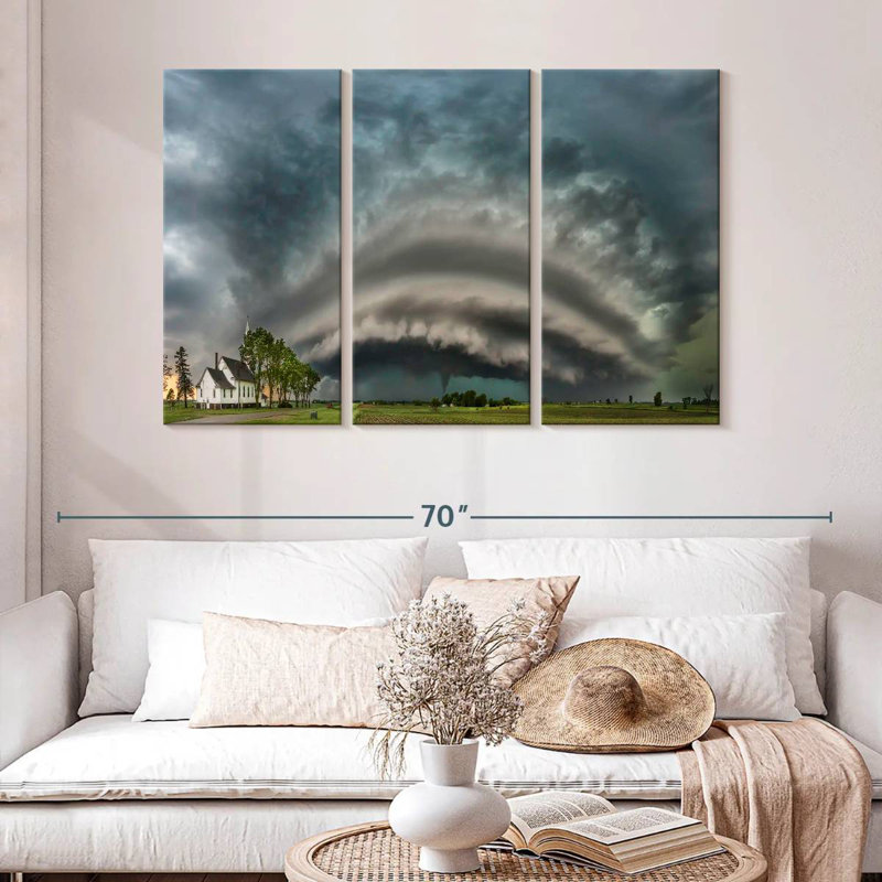 Alvord Approaching Tornado, 32" H x 50" W