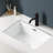 23.82 In. Undermount Rectangular Ceramic Bathroom Sink In Milk White
