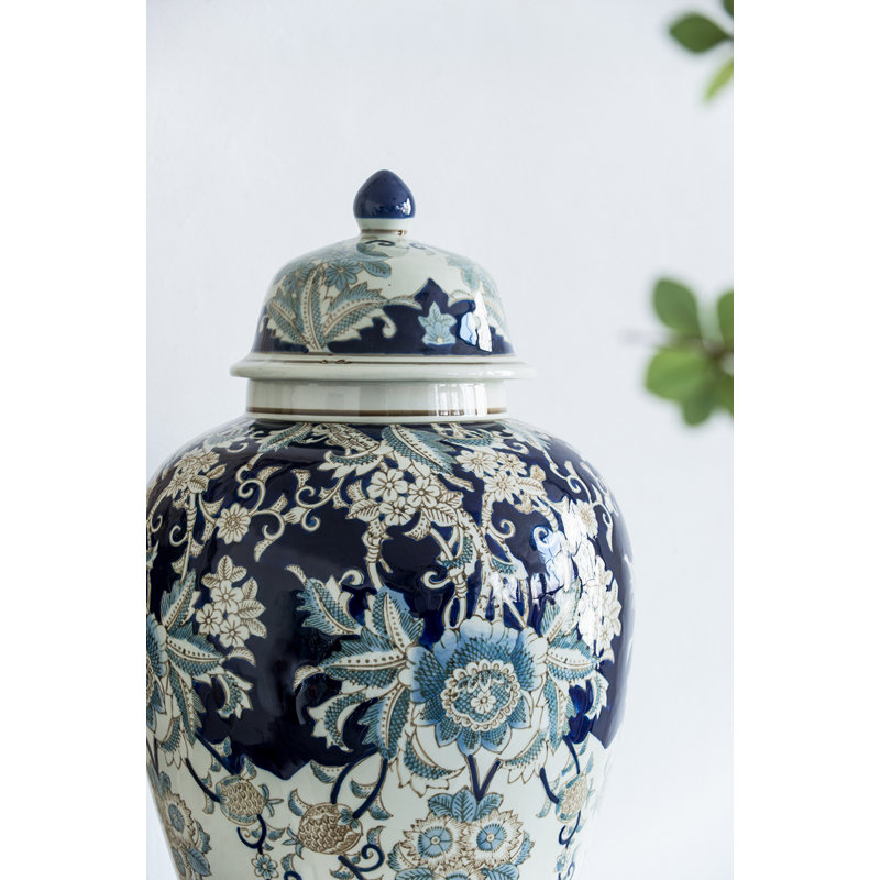 Pot de porcelaine Charette D13.5x23 "