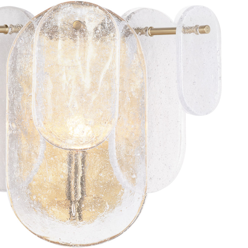 Echo Sconce, Natural Brass