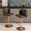 Tabourets de bar pivotants à hauteur réglable, tabourets de bar rembourrés en polyuréthane moderne-587638641